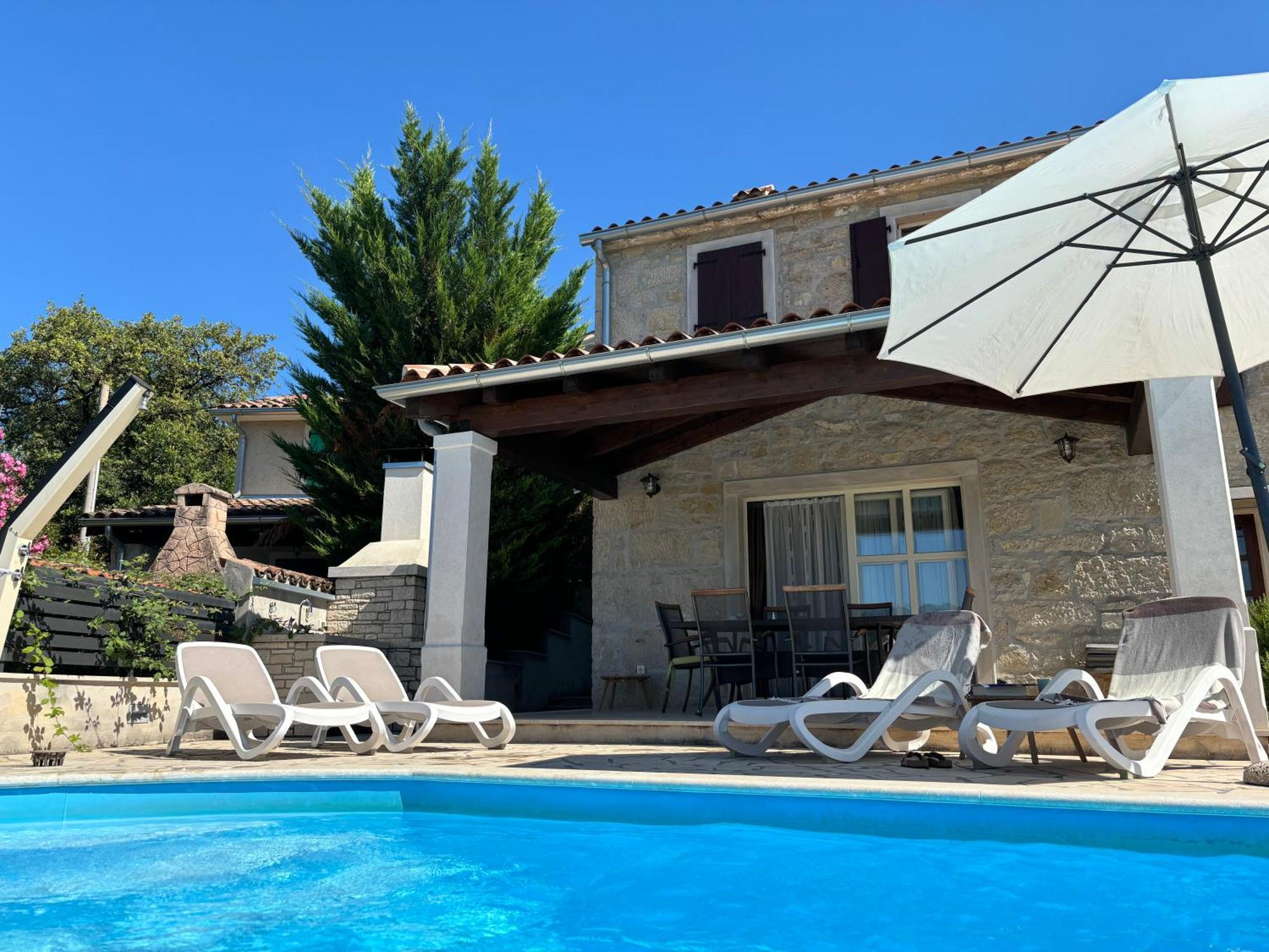 Villa Hana Motovun Bagian luar foto